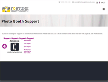 Tablet Screenshot of fortunephotobooth.com